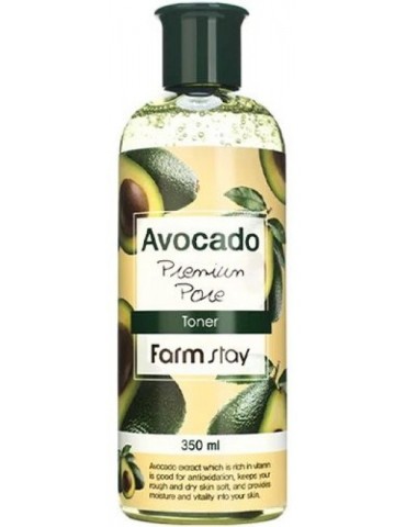 Увлажняющий тонер для кожи лица с экстрактом авокадо, 350 мл, FarmStay