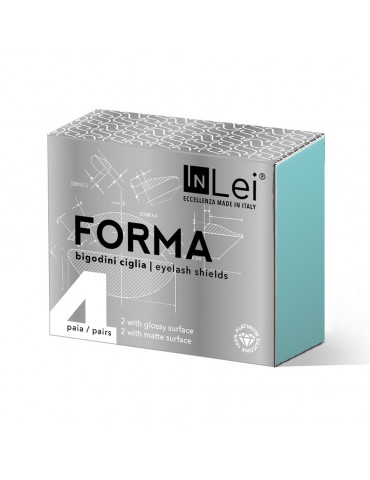 Набор силиконовых бигудей для завивки натуральных ресниц «FORMA» 4 пары, INLEI
